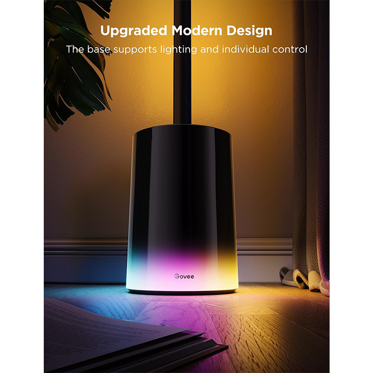 خرید لامپ هوشمند GoVee Floor 2 - نقره‌ای